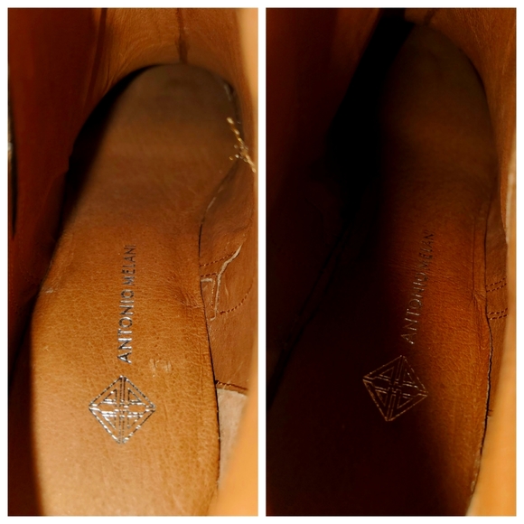 SOLD Like new Antonio Melani Leather Booties - Picture 9 of 10